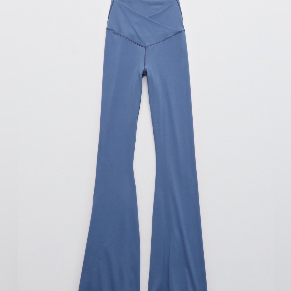 Aerie Blue Flare Leggings